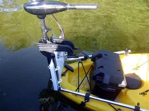 universal kayak trolling motor mount